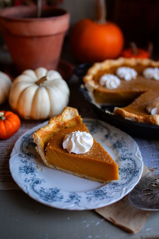 Classic Pumpkin Pie with Whipped Cream