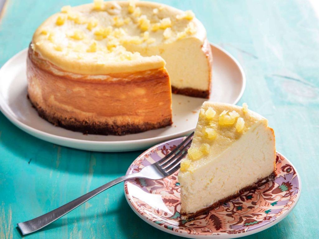 Classic Ricotta Cheesecake with Lemon Zest