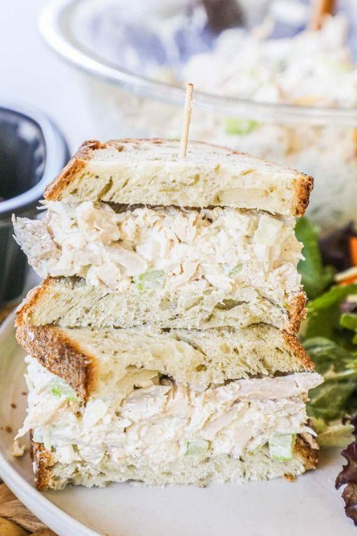 Classic Rotisserie Chicken Sandwich with Mayo and Lettuce