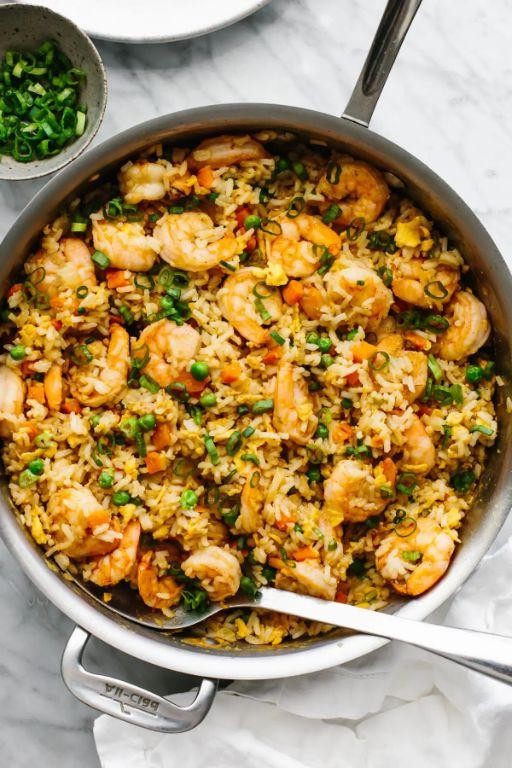 Classic Shrimp Fried Rice with Scallions