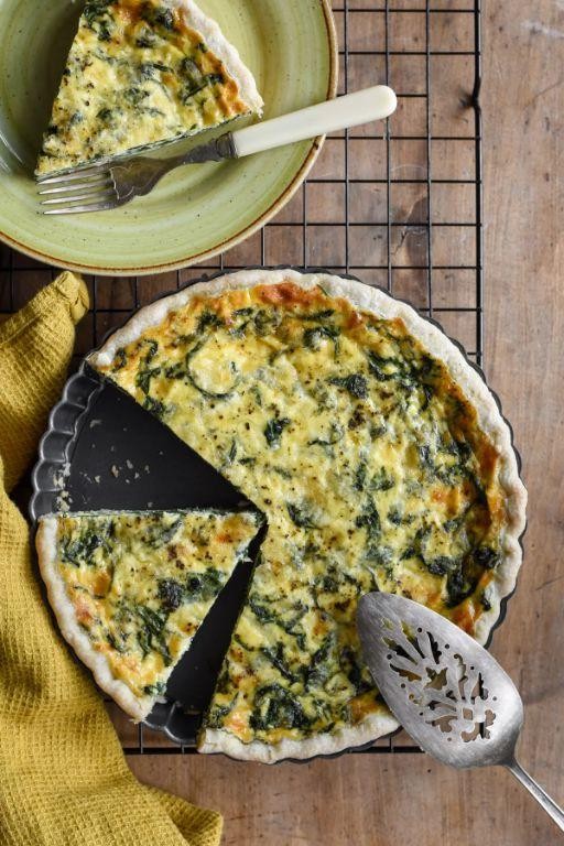 Classic Spinach and Cheese Quiche