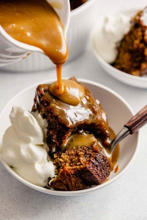 Classic Sticky Toffee Pudding with Toffee Sauce