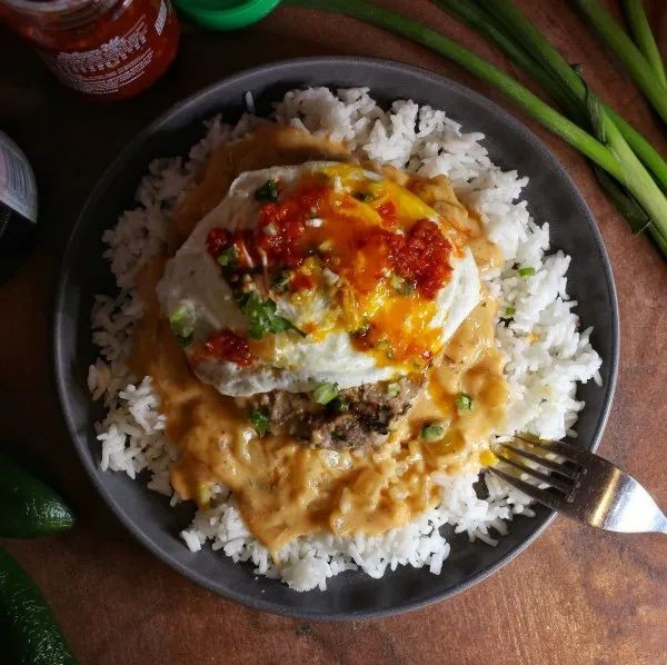 Coconut Curry Loco Moco