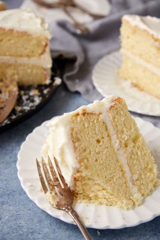 Coconut Infused Yellow Cake with Cream Cheese Frosting