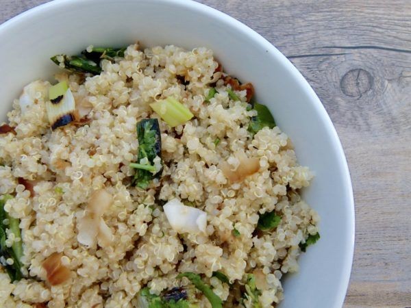 Coconut Lime Quinoa Pilaf