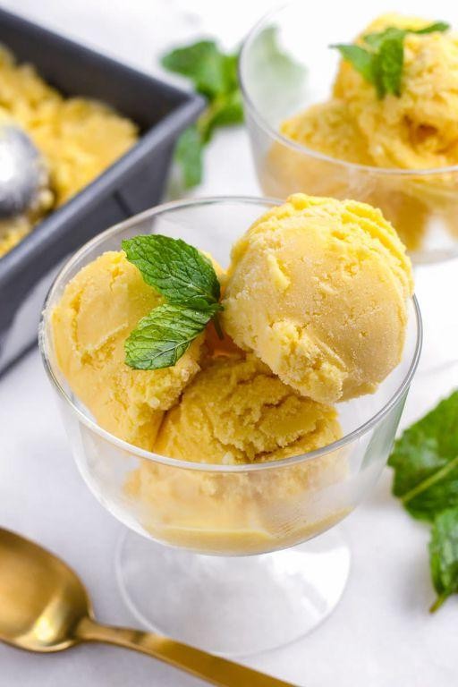 Coconut Mango Ice Cream