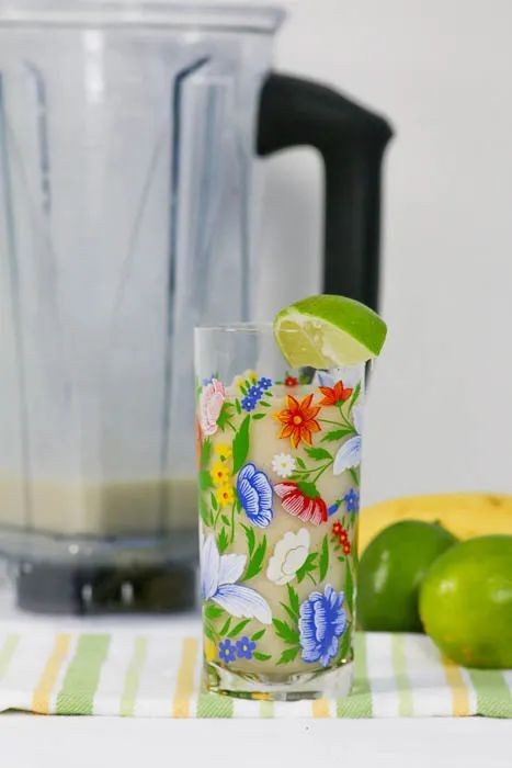 Coconut Rum Banana Smoothie