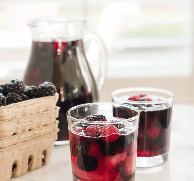 Coconut Rum Berry Sangria