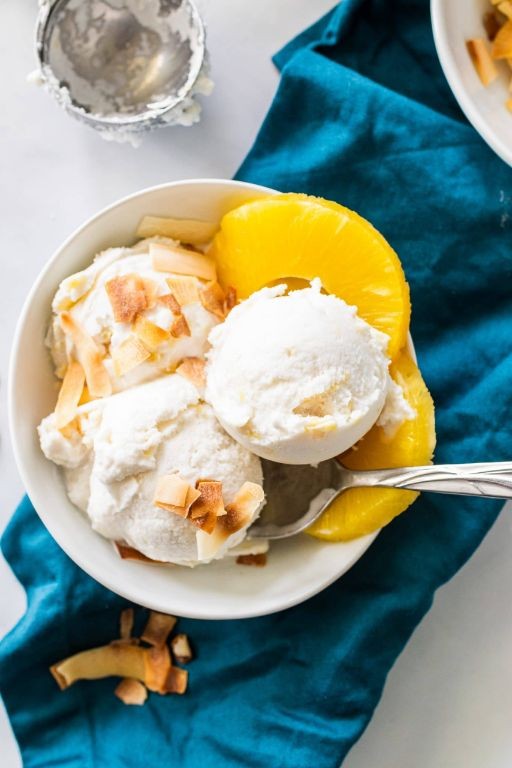 Coconut Rum Coconut Ice Cream