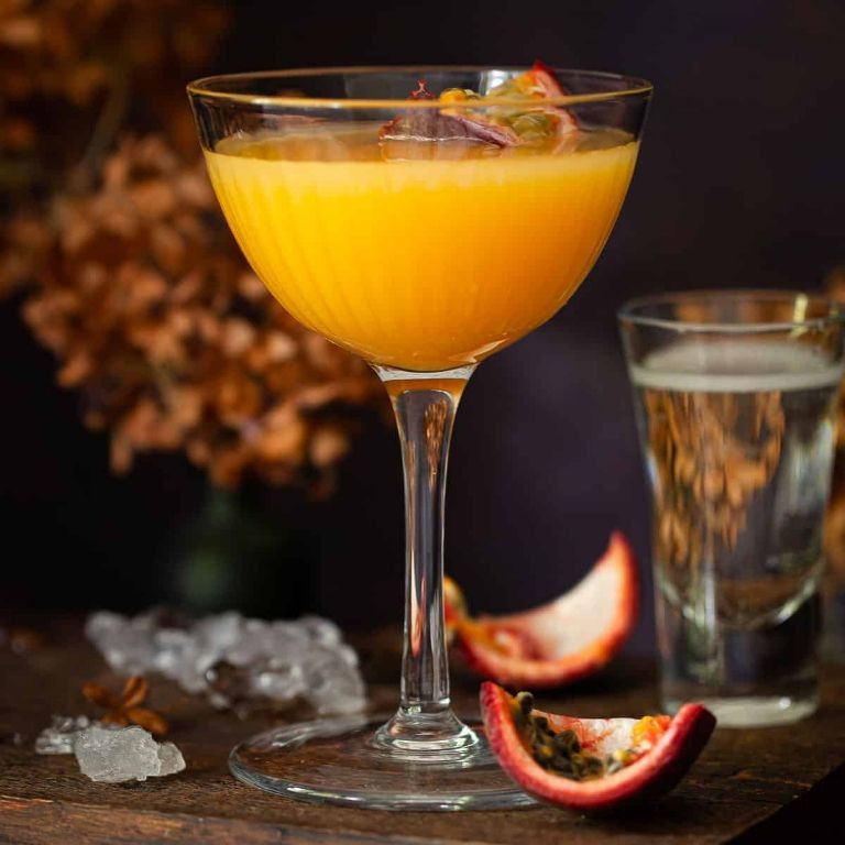 Coconut Rum Passionfruit Martini