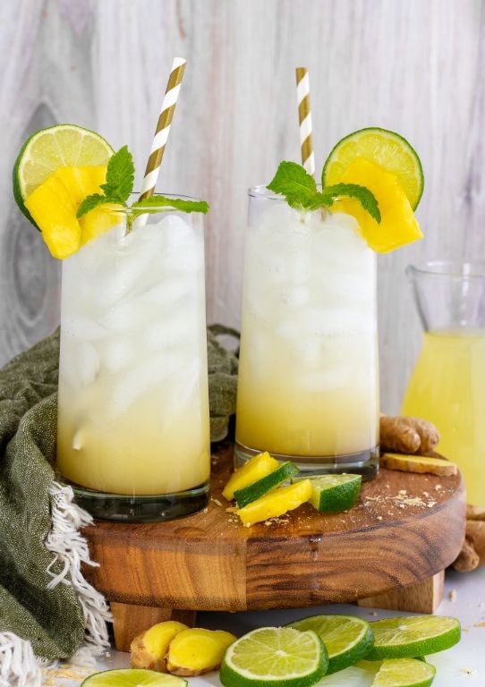 Coconut Rum Pineapple Smoothie