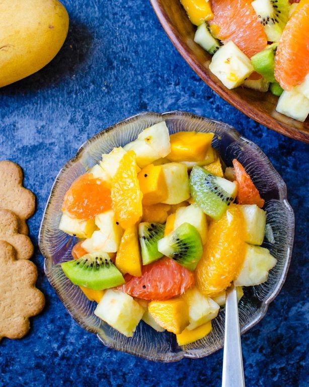 Coconut Rum Tropical Fruit Salad