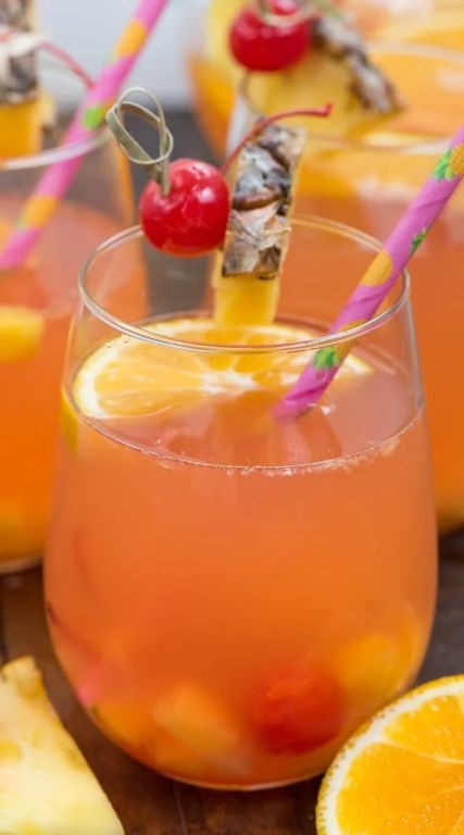 Coconut Rum Tropical Sangria
