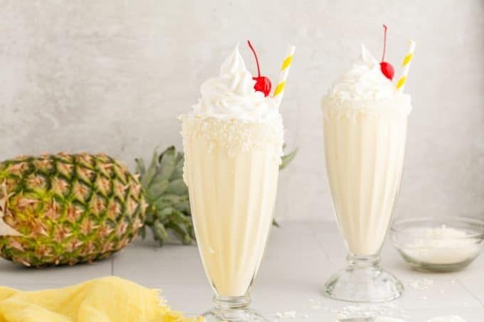 Coconut Rum Vanilla Milkshake