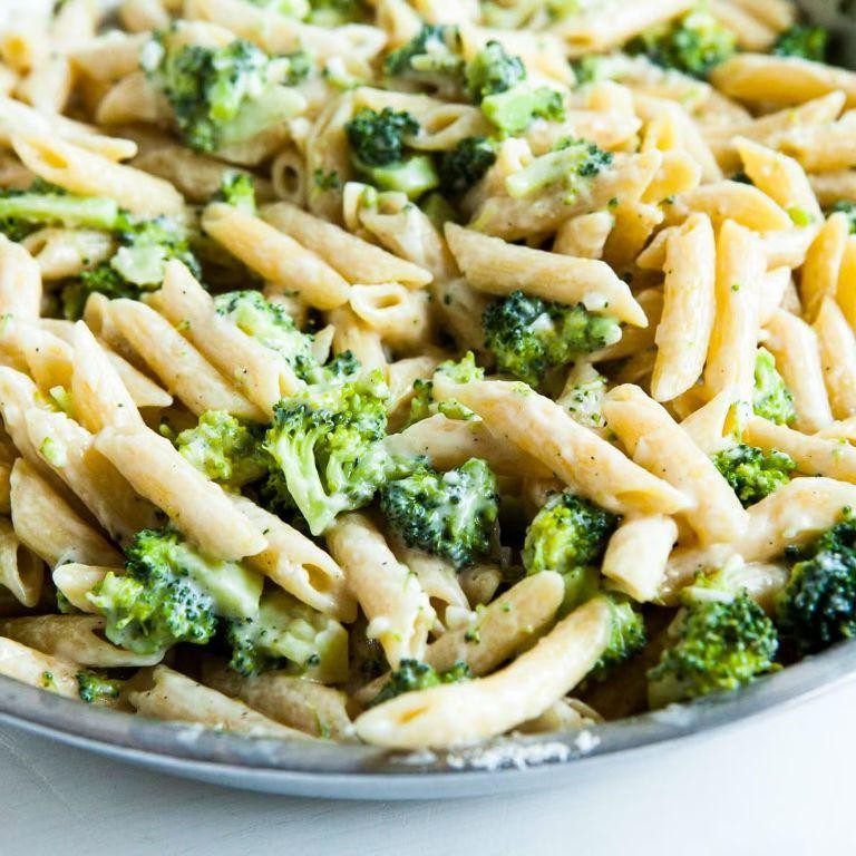 Cod and Broccoli Alfredo Pasta