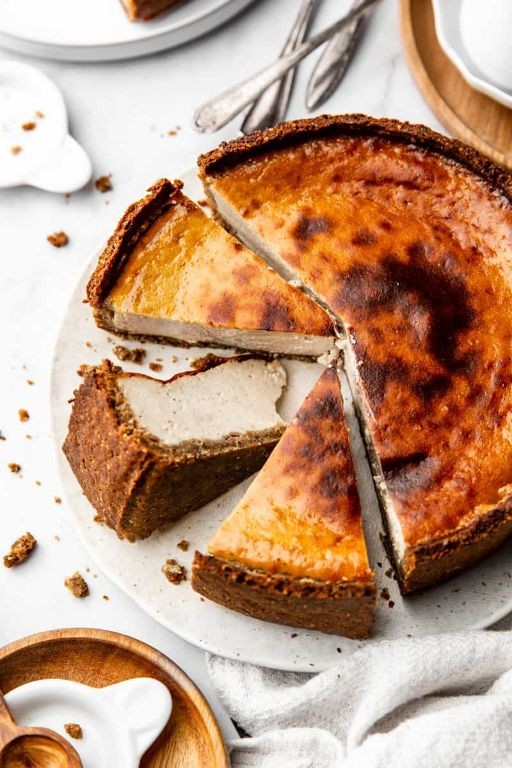 Coffee Hazelnut Tofu Cheesecake