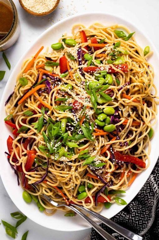 Cold Sesame Noodle Salad