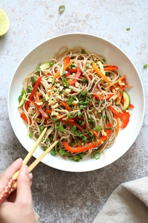 Cold Soba Noodle Salad