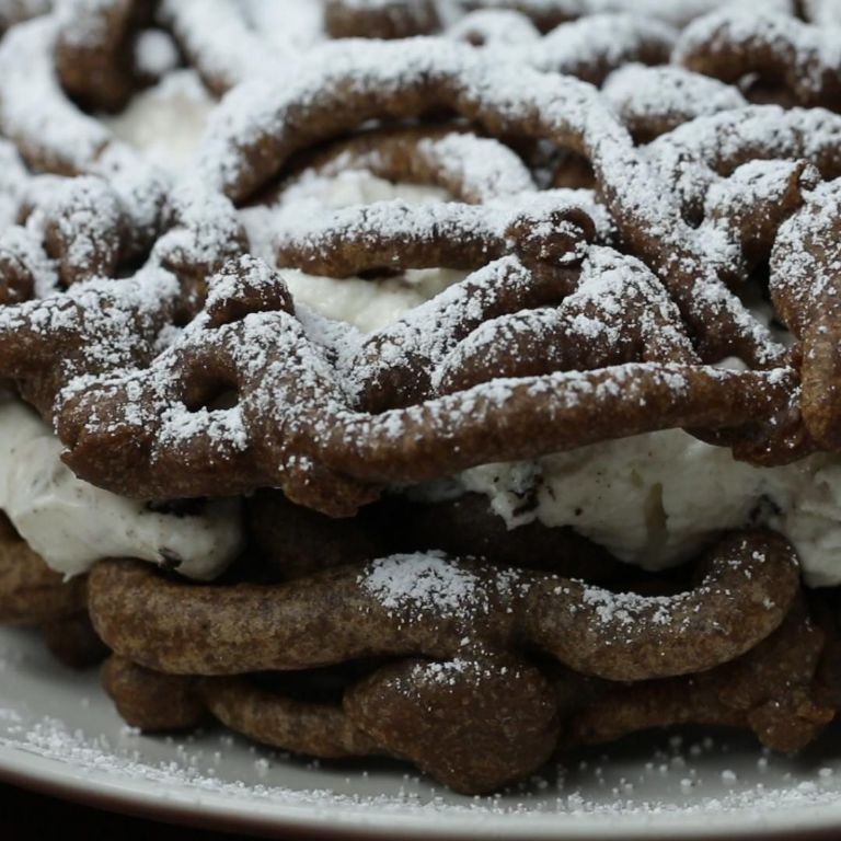 Cookies and Cream Funnel Cake
