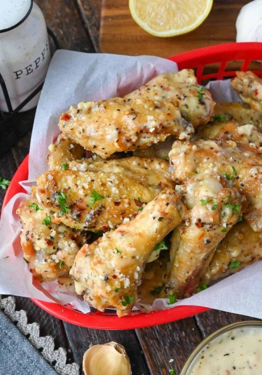 Copycat Buffalo Wild Wings Garlic Parmesan Chicken