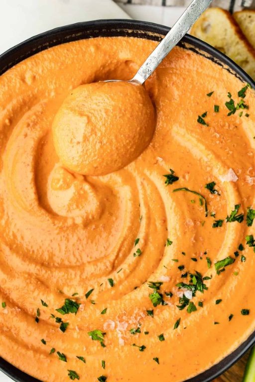 Copycat Cava Roasted Red Pepper Hummus