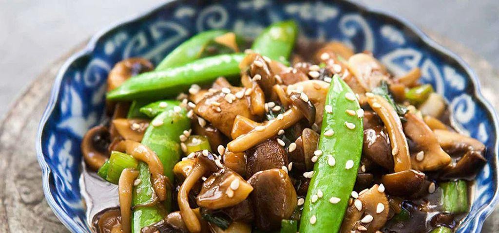 Cordyceps and Shitake Mushroom Stir-Fry