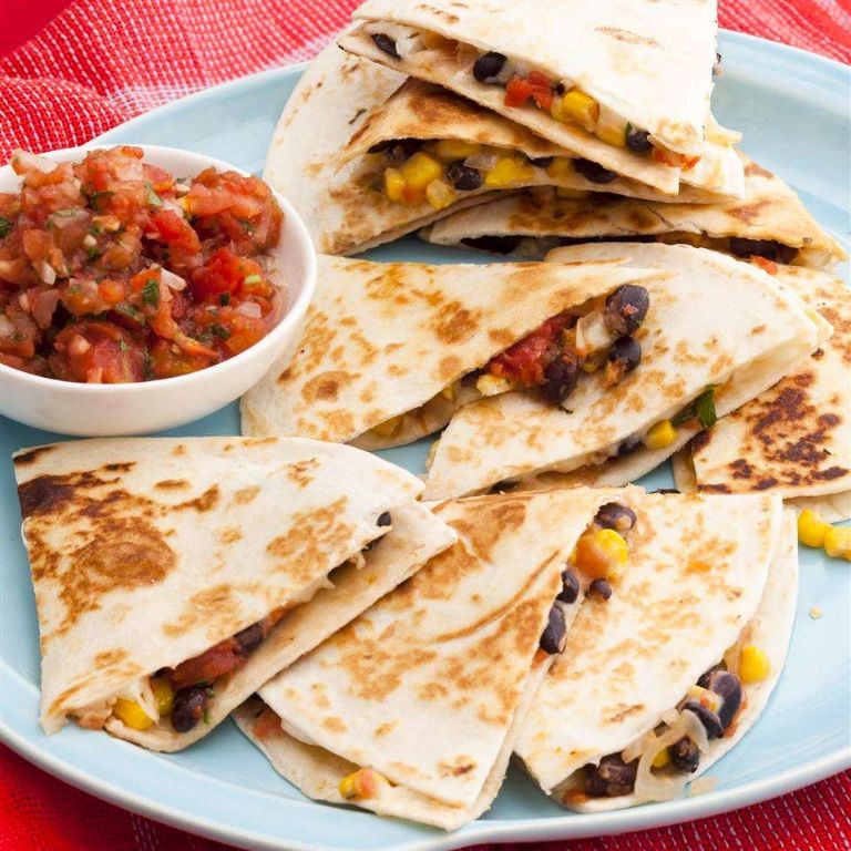Corn and Black Bean Quesadillas