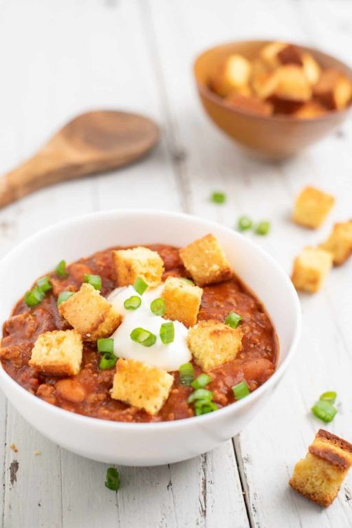 Cornbread Croutons for Salads and Soups
