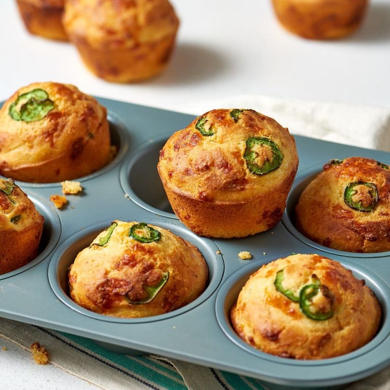 Cornbread Muffins with Jalapeño and Cheese