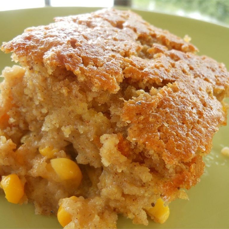 Cornbread Pudding with Vanilla and Cinnamon