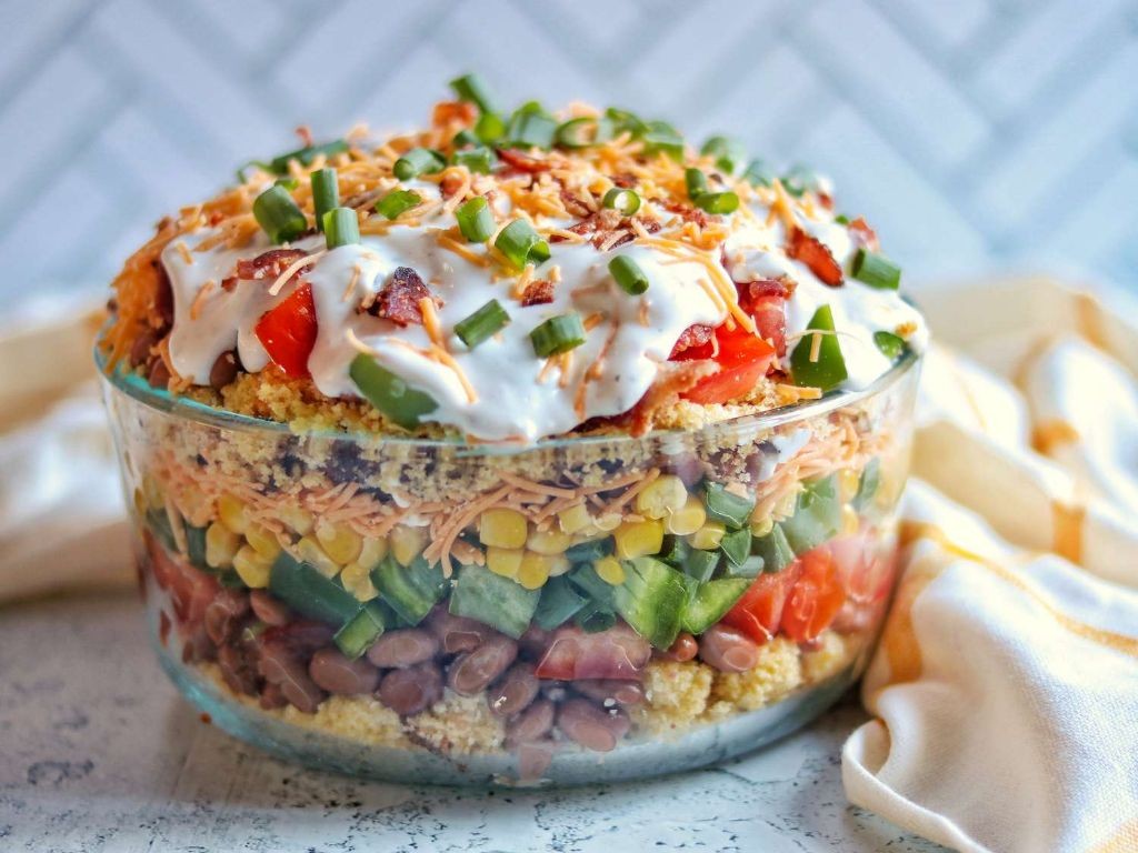 Cornbread Salad with Avocado