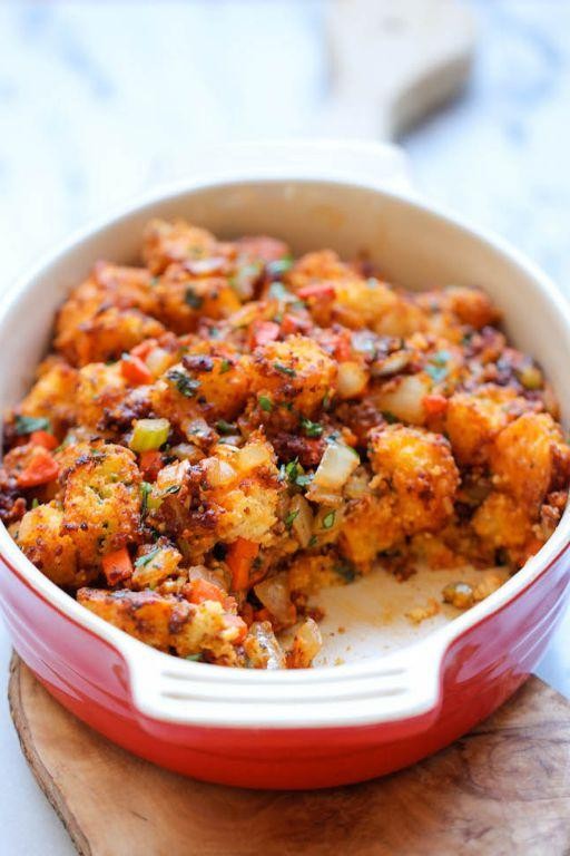 Cornbread and Chorizo Stuffing