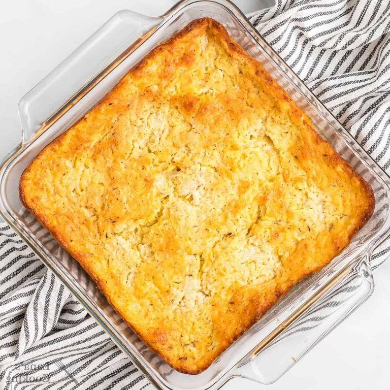 Cornbread-Topped Squash Casserole