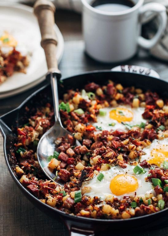Corned Beef Hash with Eggs