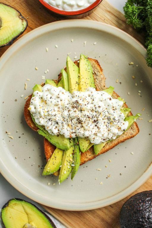 Cottage Cheese and Avocado Toast