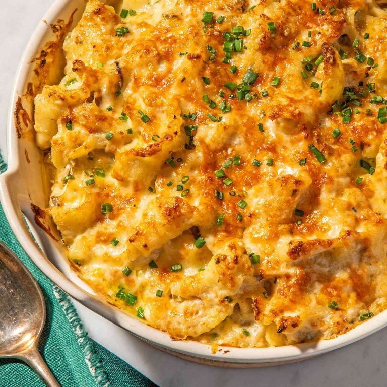 Crab Mac and Cheese Casserole