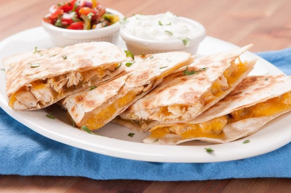 Crab Meat and Cheese Quesadillas