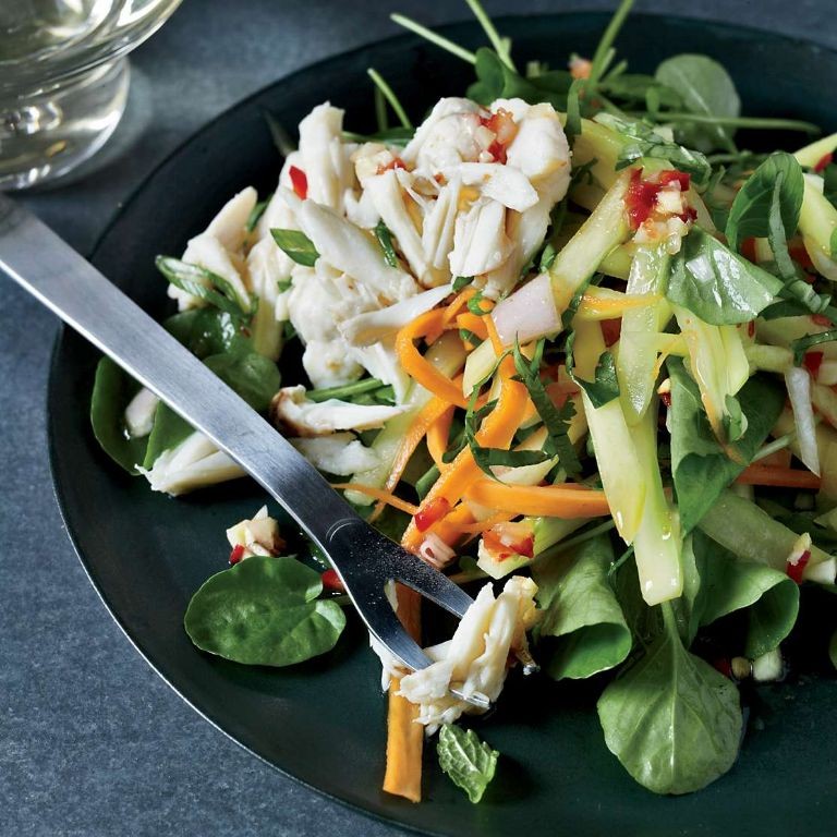 Crab Meat and Mango Salad
