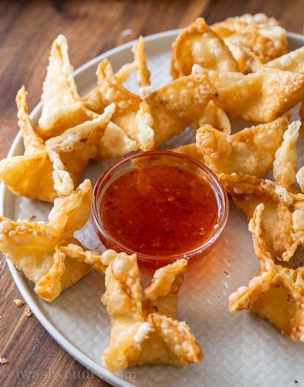 Crab and Cream Cheese Potstickers