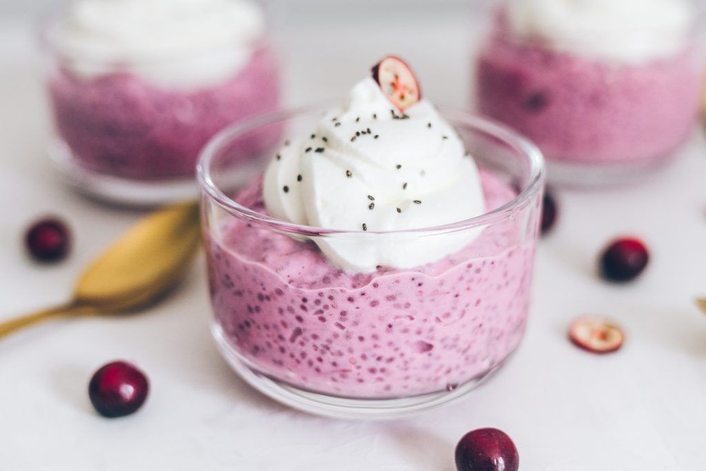 Cranberry Chia Seed Pudding
