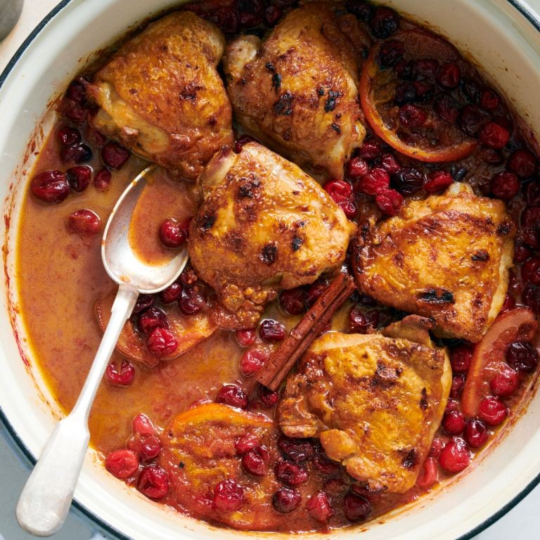 Cranberry Orange Glazed Chicken