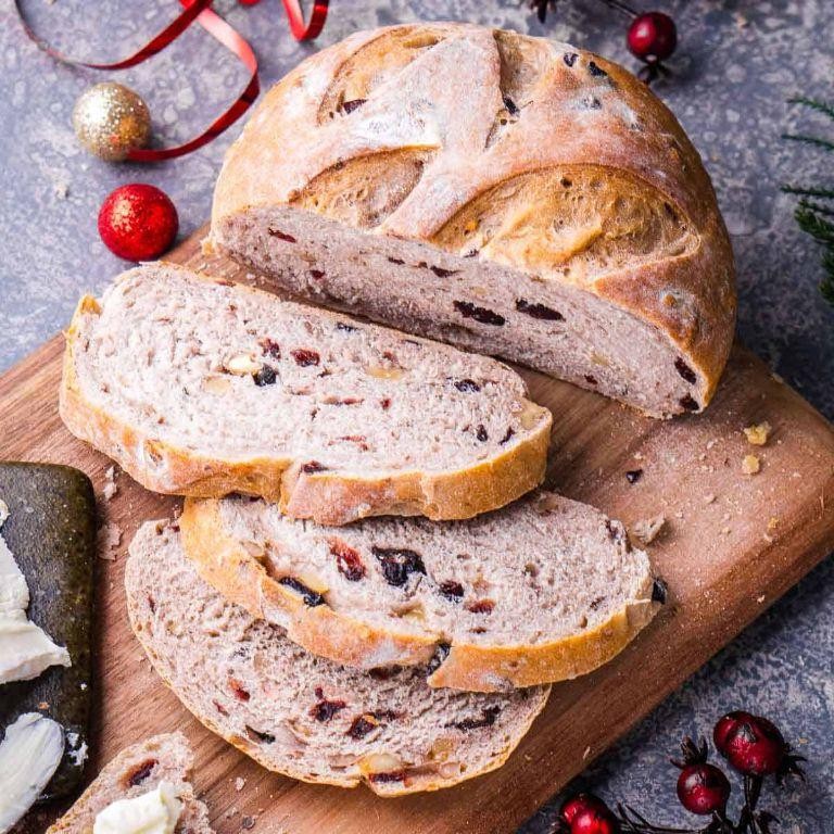 Cranberry Walnut Festive Loaf