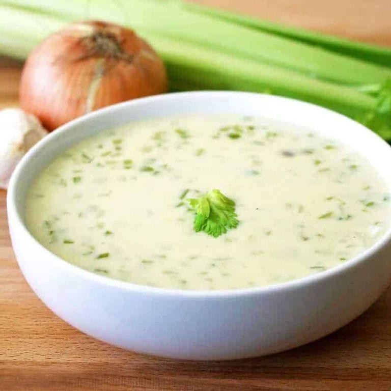 Cream of Celery and Cheddar Soup