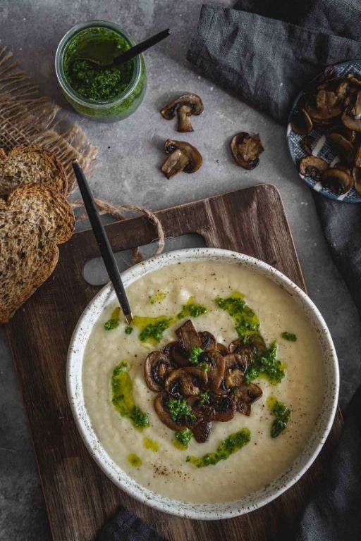 Cream of Celery and Mushroom Soup