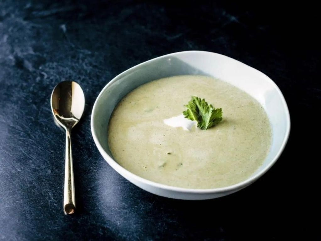 Cream of Celery with Garlic and Thyme