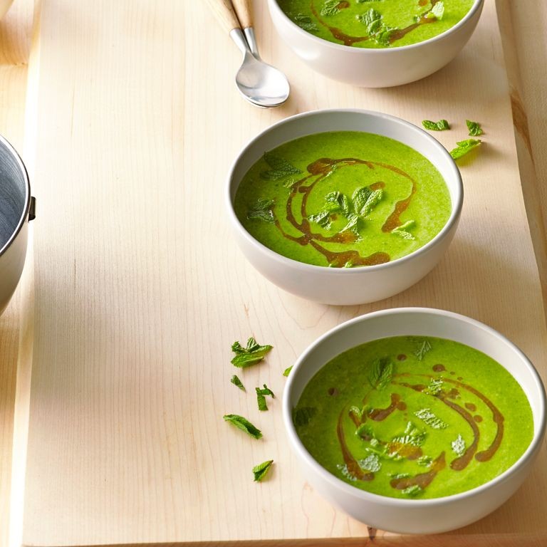 Cream of Spinach and Chickpea Soup