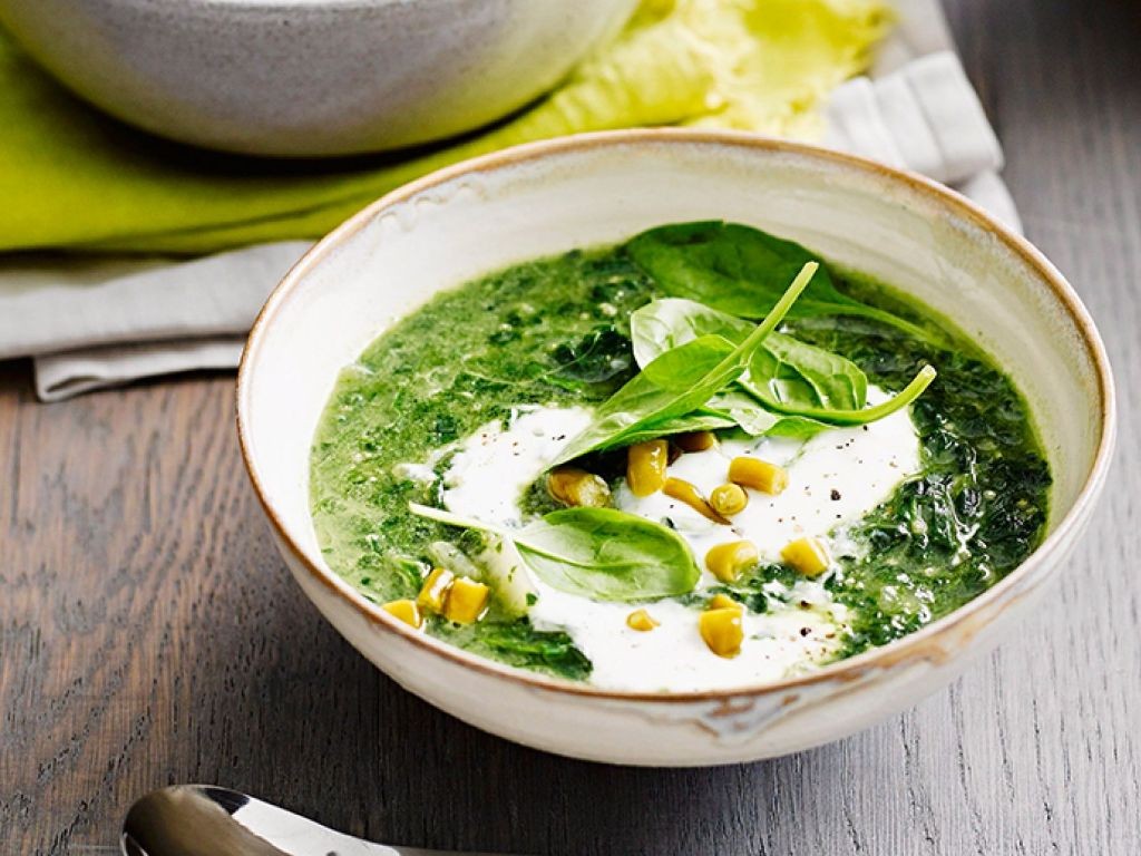 Cream of Spinach and Quinoa Soup
