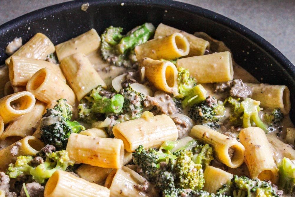 Creamy Beef and Broccoli Pasta