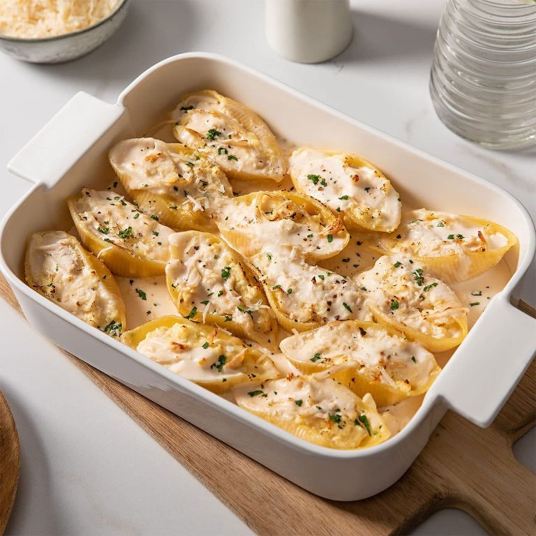 Creamy Bertolli Alfredo Stuffed Shells