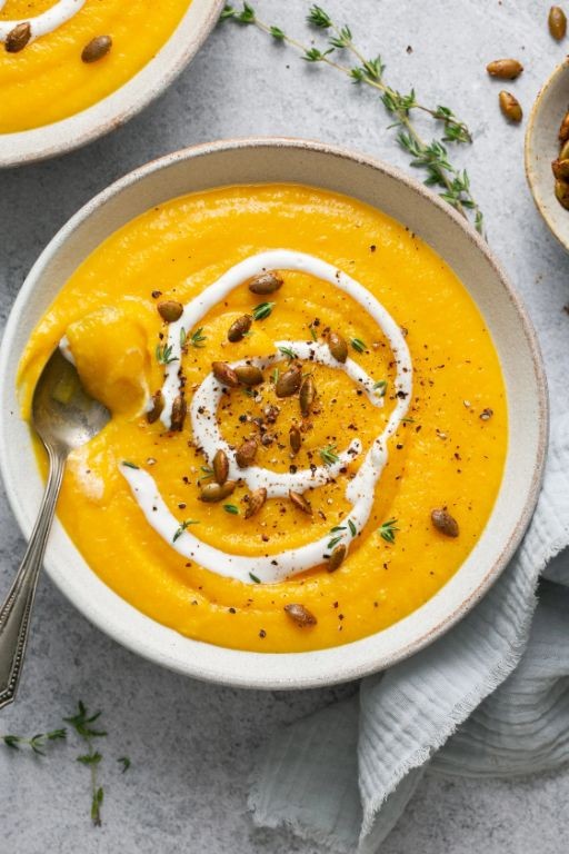 Creamy Butternut Squash Soup in a Jar